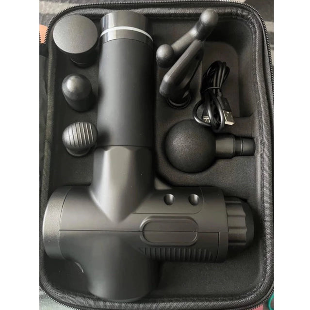 Massageador Elétrico Profissional Pistola Com Velocidade 30x