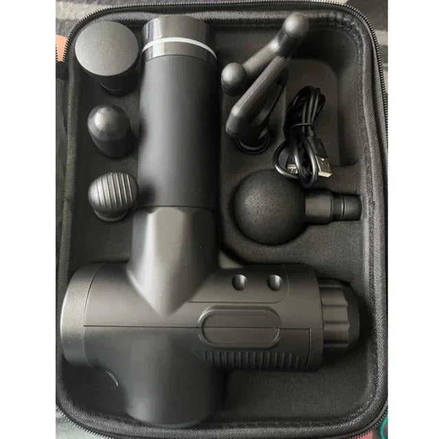 Massageador Elétrico Profissional Pistola Com Velocidade 30x