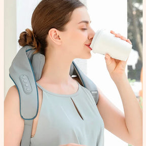 Massageador De Pescoço Inteligentes De Compressão Sem Fio