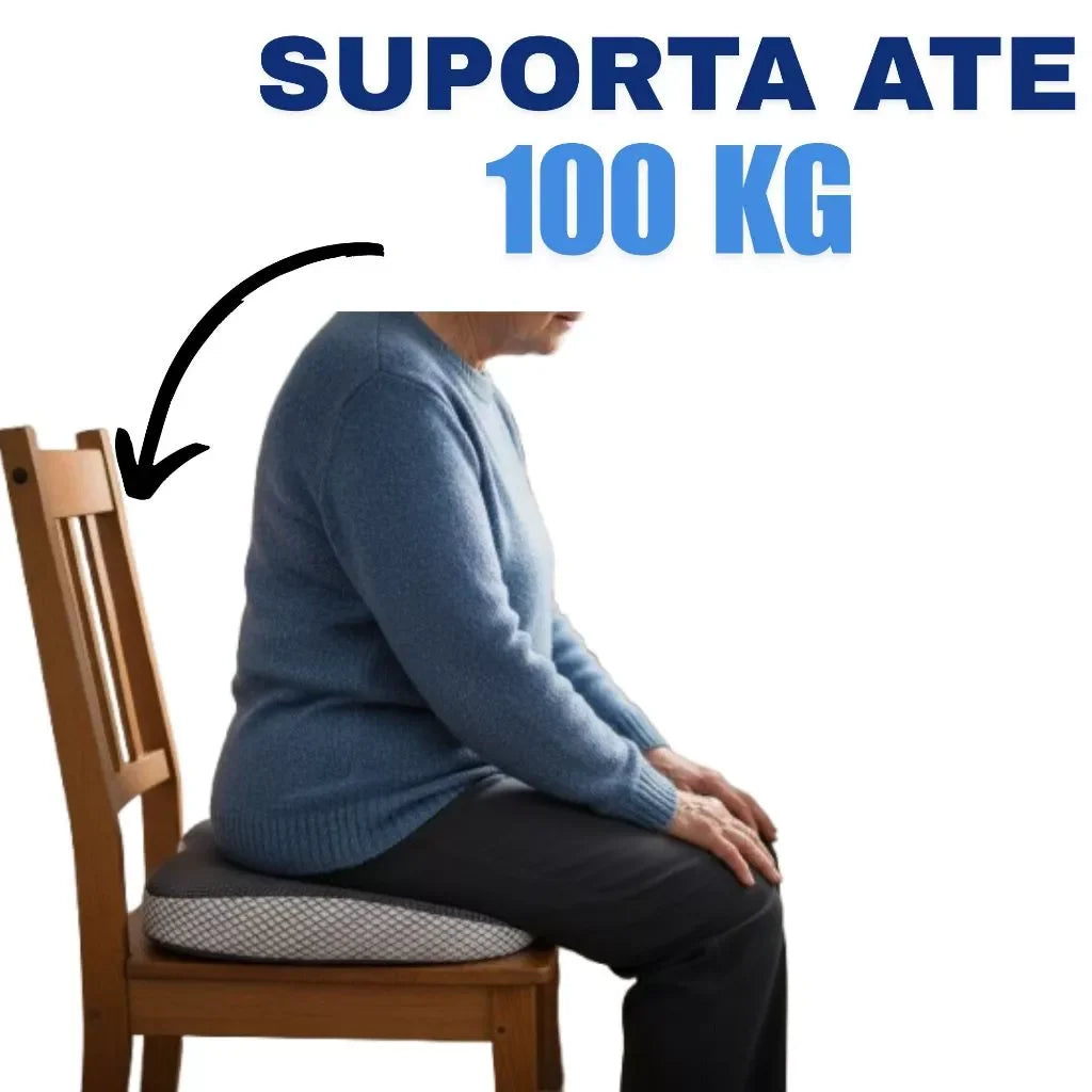 Assento Cóccix Ortopédica Almofada 3D Idoso